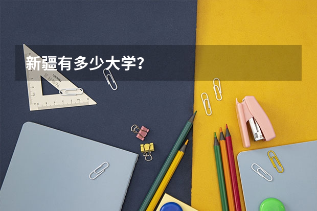 新疆有多少大学？