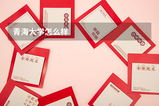 青海大学怎么样
