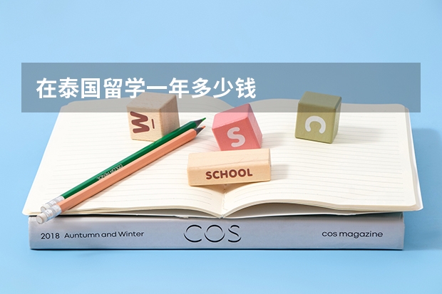 在泰国留学一年多少钱