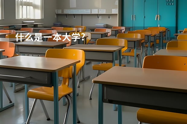 什么是一本大学?