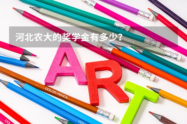 河北农大的奖学金有多少？