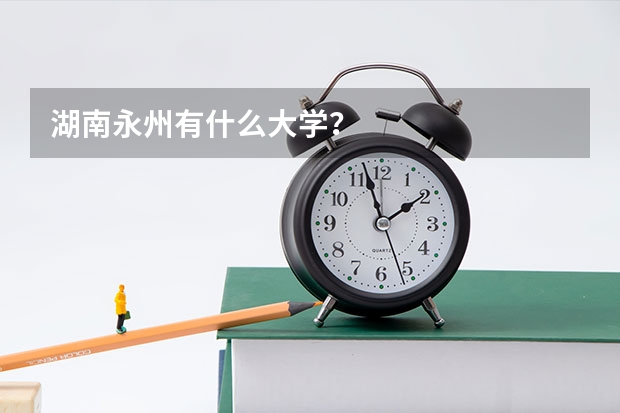 湖南永州有什么大学？