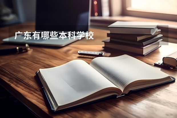 广东有哪些本科学校