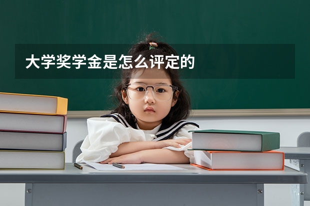 大学奖学金是怎么评定的