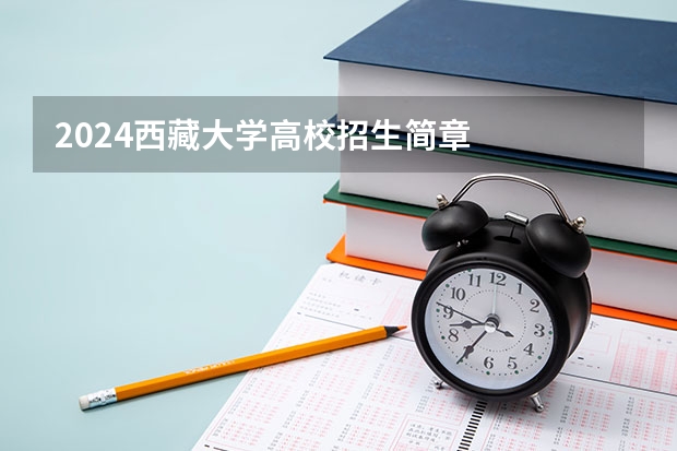 2024西藏大学高校招生简章