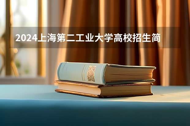 2024上海第二工业大学高校招生简章