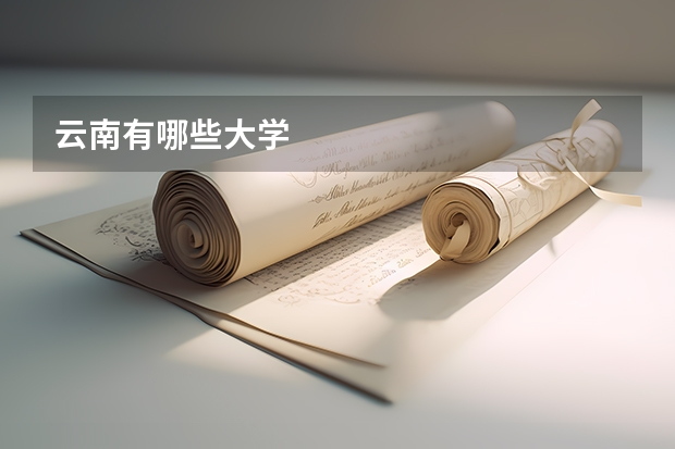 云南有哪些大学
