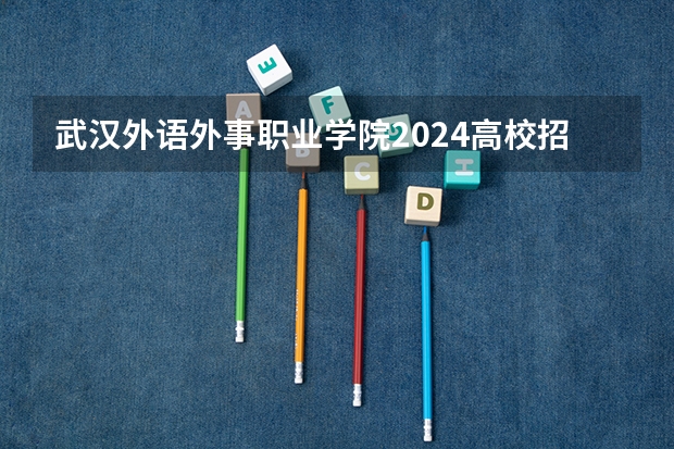 武汉外语外事职业学院2024高校招生计划公布时间
