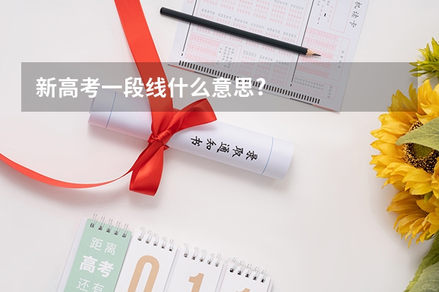 新高考一段线什么意思?