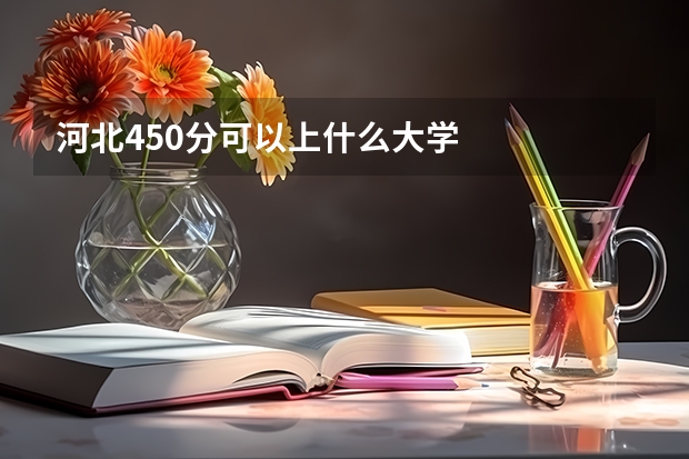 河北450分可以上什么大学