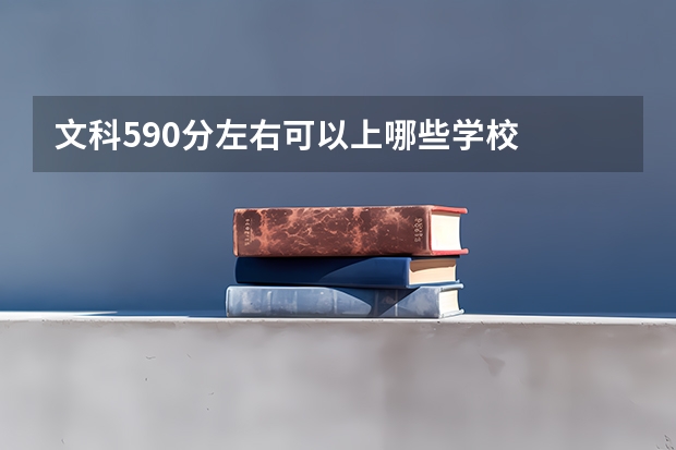 文科590分左右可以上哪些学校
