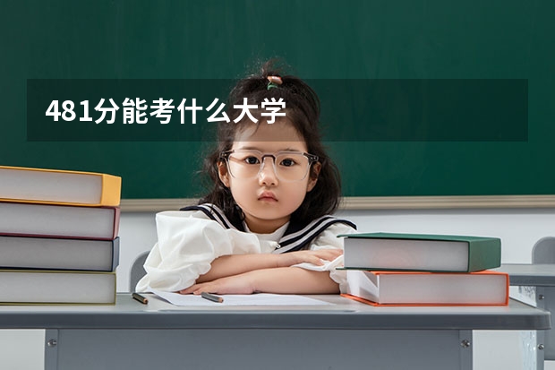 481分能考什么大学