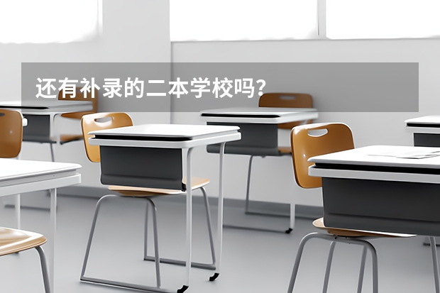 还有补录的二本学校吗？