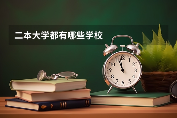 二本大学都有哪些学校