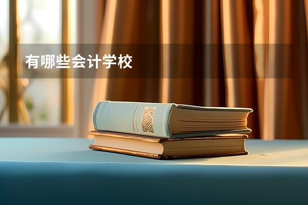 有哪些会计学校