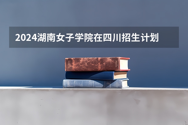 2024湖南女子学院在四川招生计划多少人