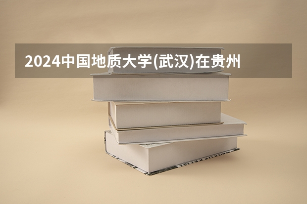 2024中国地质大学(武汉)在贵州招生计划多少人