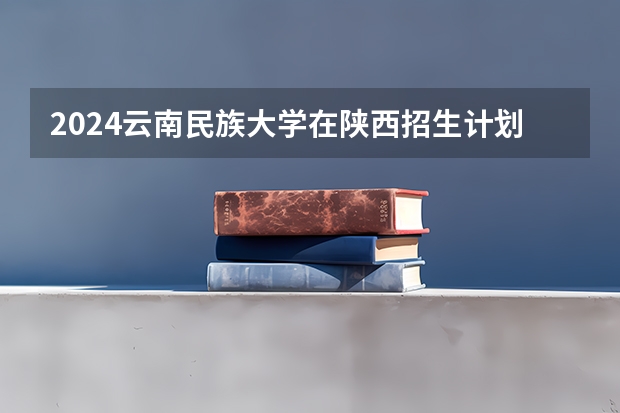2024云南民族大学在陕西招生计划多少人