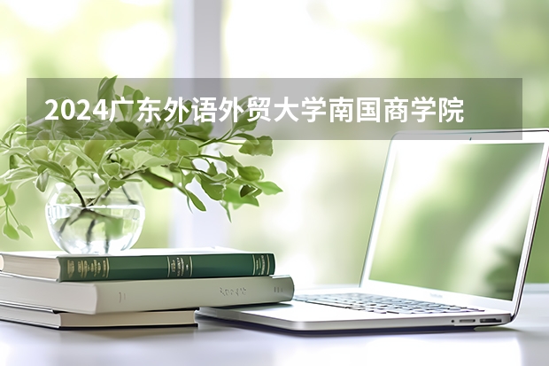 2024广东外语外贸大学南国商学院在广西招生计划多少人