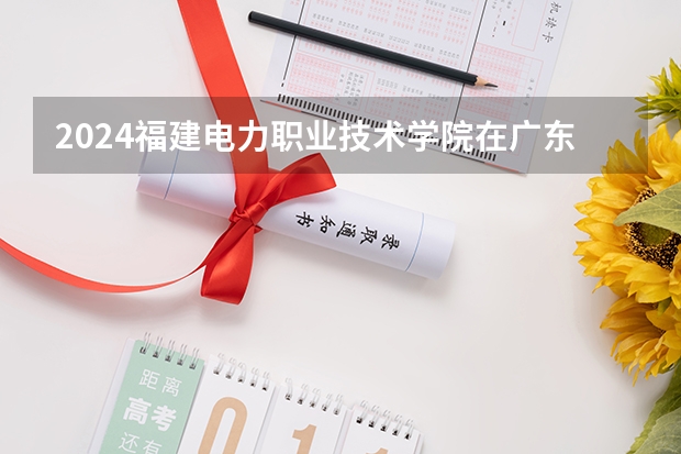 2024福建电力职业技术学院在广东招生计划多少人