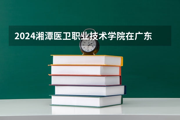 2024湘潭医卫职业技术学院在广东招生计划多少人