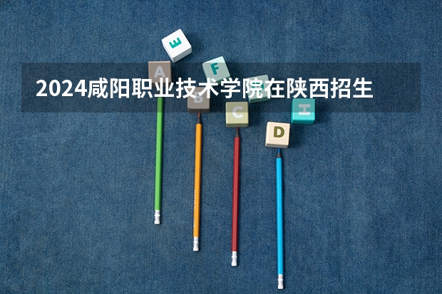 2024咸阳职业技术学院在陕西招生计划多少人