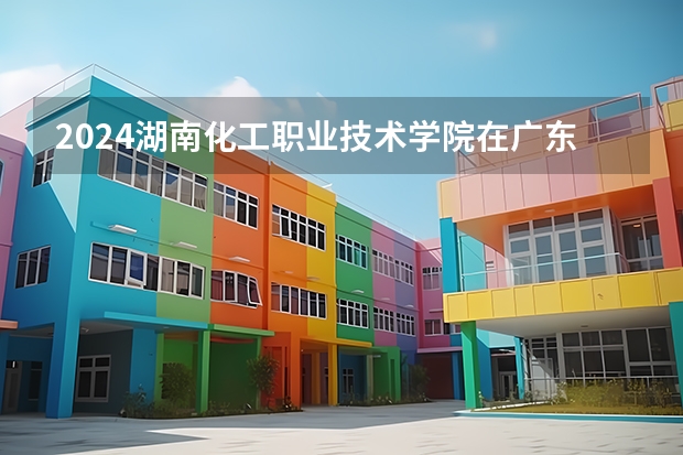 2024湖南化工职业技术学院在广东招生计划多少人