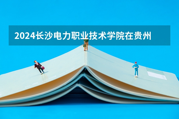 2024长沙电力职业技术学院在贵州招生计划多少人