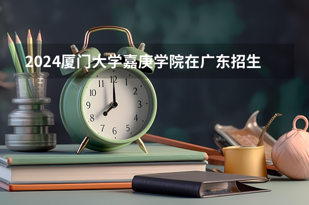 2024厦门大学嘉庚学院在广东招生计划多少人
