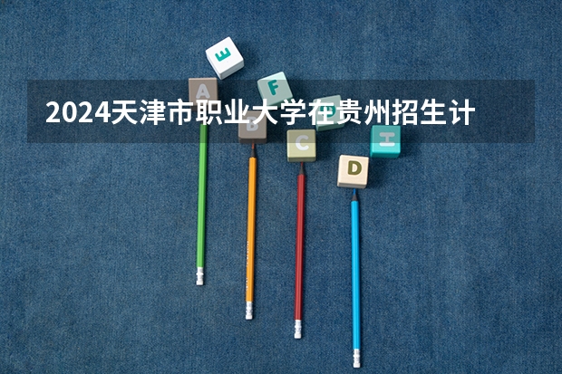 2024天津市职业大学在贵州招生计划多少人