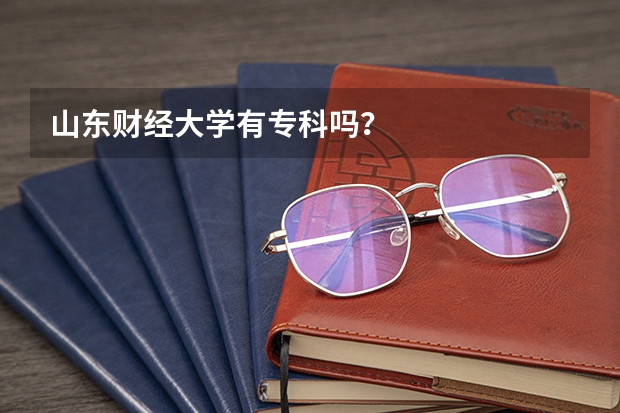 山东财经大学有专科吗?