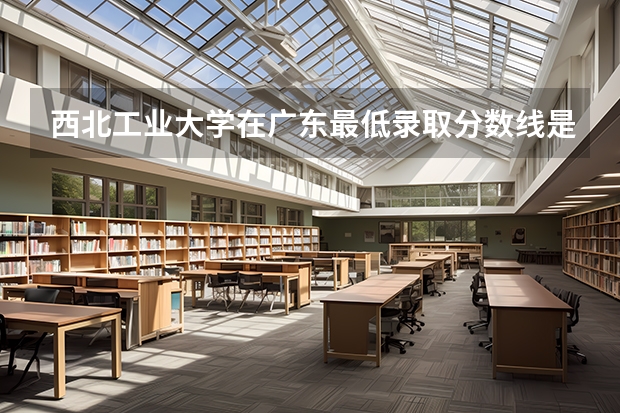 西北工业大学在广东最低录取分数线是多少