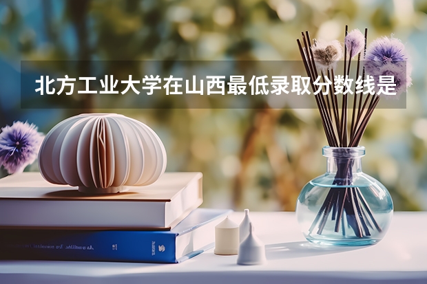 北方工业大学在山西最低录取分数线是多少