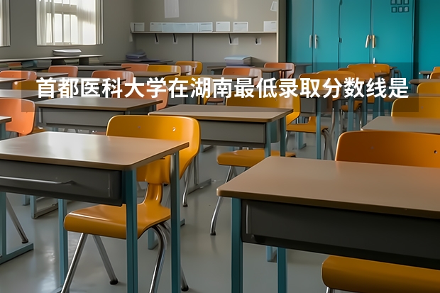 首都医科大学在湖南最低录取分数线是多少