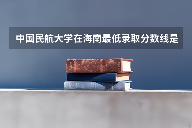 中国民航大学在海南最低录取分数线是多少