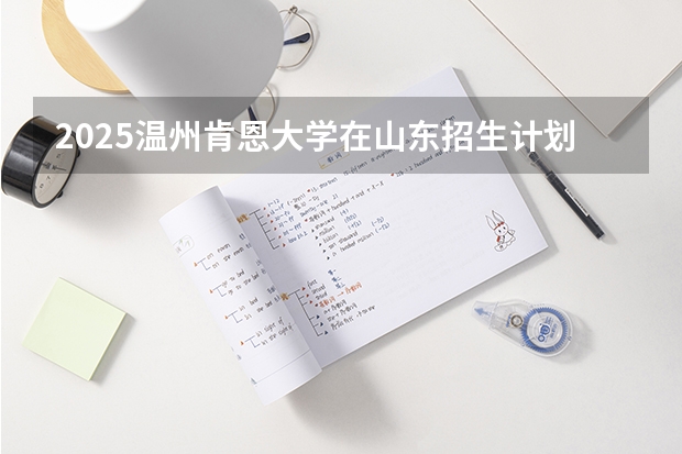 2025温州肯恩大学在山东招生计划人数汇总