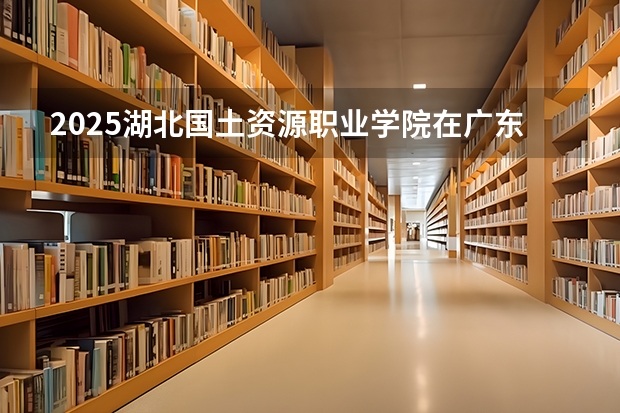 2025湖北国土资源职业学院在广东招生计划人数汇总