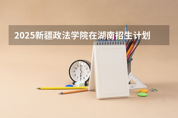 2025新疆政法学院在湖南招生计划人数汇总