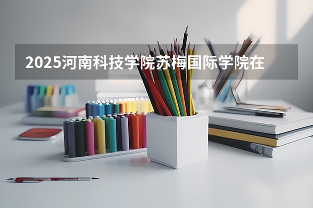 2025河南科技学院苏梅国际学院在河南招生计划人数汇总