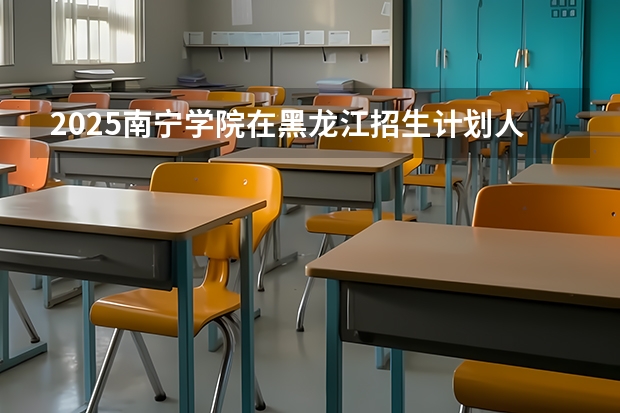 2025南宁学院在黑龙江招生计划人数汇总