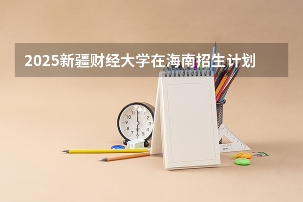 2025新疆财经大学在海南招生计划人数汇总
