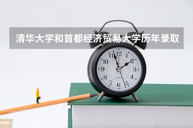 清华大学和首都经济贸易大学历年录取分数线对比