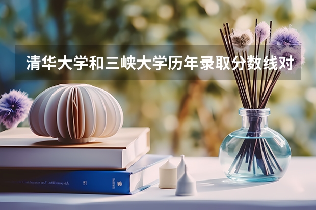 清华大学和三峡大学历年录取分数线对比
