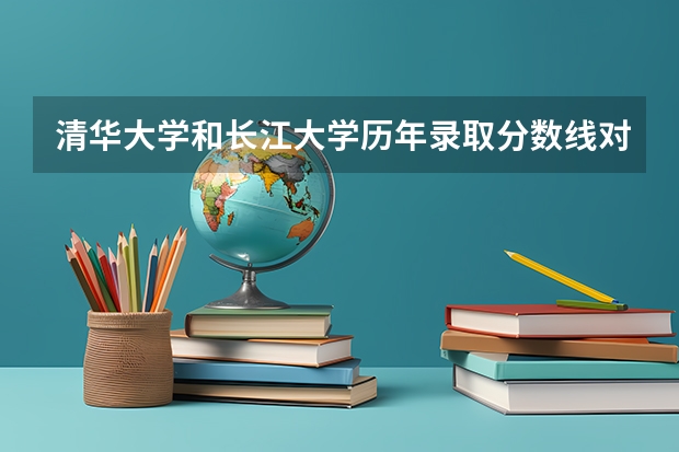清华大学和长江大学历年录取分数线对比